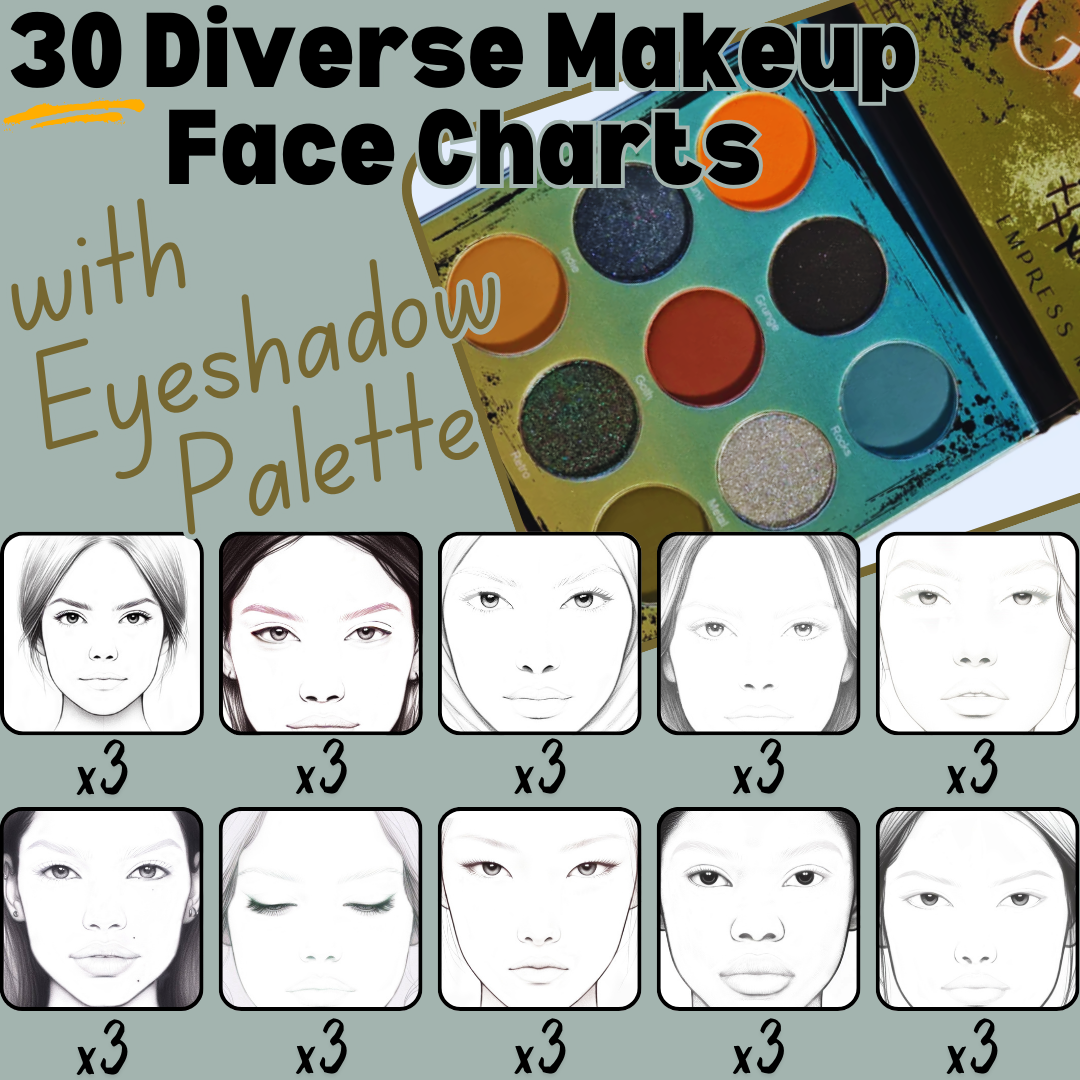 Makeup Face Charts